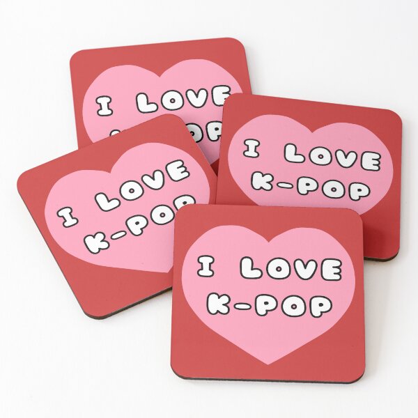 Item preview, I LOVE K-POP Kawaii Heart designed and sold by HugSomeNettles.