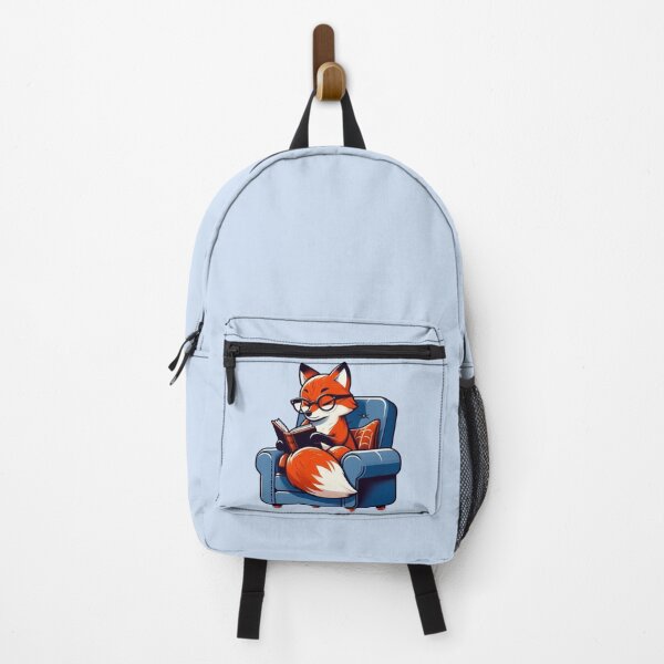Item preview, Cozy Reading Fox – Whimsical Animal Art designed and sold by Dogandesighn.