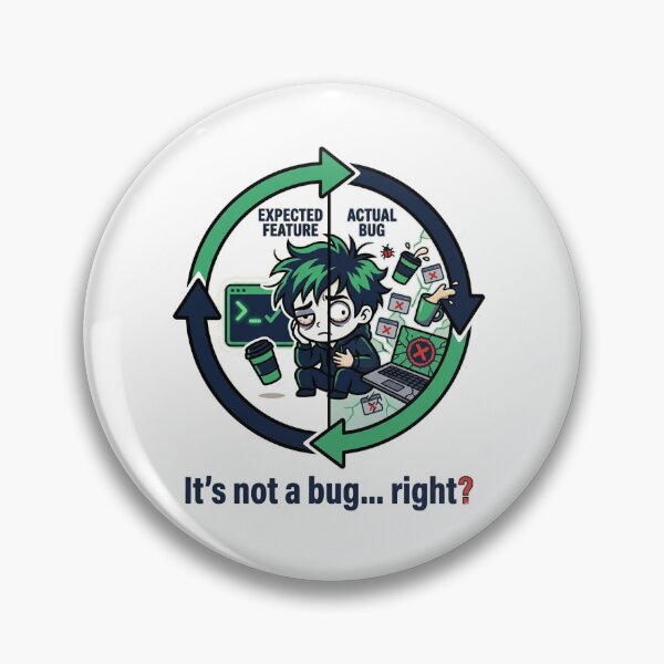 Item preview, It's Not A Bug Right designed and sold by IntrovertEngineer11.