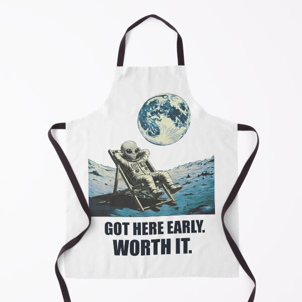 Item preview, Sun bathing pool shirt alien on moon designed and sold by Lunevalleyart.