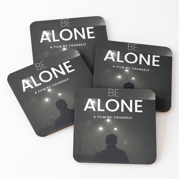 Item preview, BE ALONE Dark Cinematic Aesthetic – Introvert Minimal Streetwear designed and sold by NovaInfinityStudio.