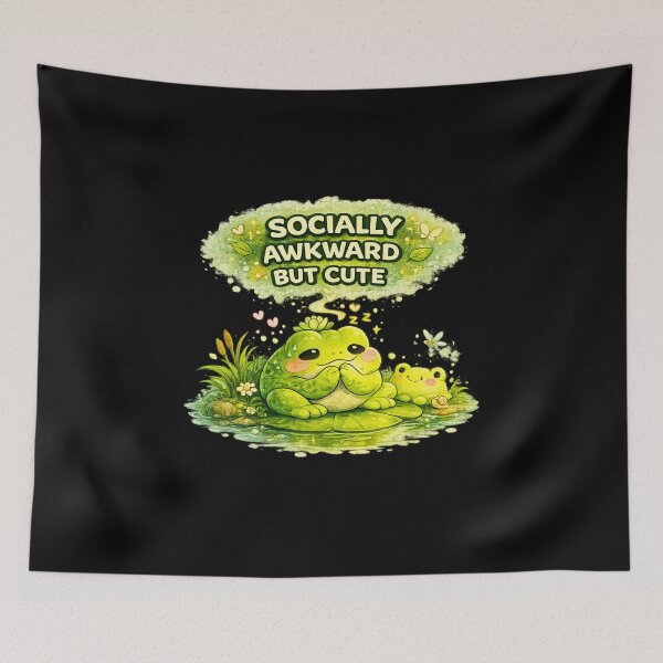 Item preview, Socially Awkward But Cute designed and sold by Hobby-up.