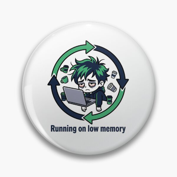 Item preview, Running On Low Memory designed and sold by IntrovertEngineer11.