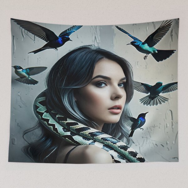 Item preview, Songbirds and Snakes 48 designed and sold by deep-sea-birds.