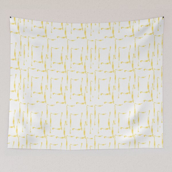 Item preview, Line Study No. 6 – Aureline Yellow Abstract Typography Art Print Minimal Modern Design designed and sold by KleanGirlAesthetics.