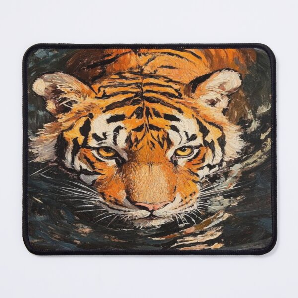 Item preview, Majestic Tiger Emerging From Water Artwork designed and sold by NivyasArtistry.