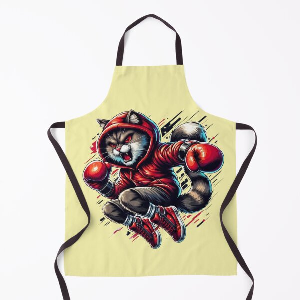 Item preview, Boxing Cat – Fierce Fighter Art designed and sold by Dogandesighn.