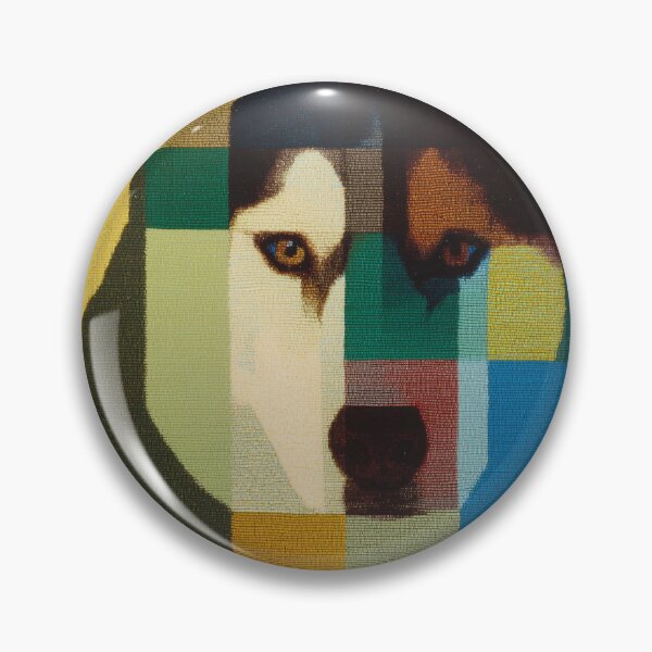 Item preview, Geometric Husky Portrait designed and sold by lautir.