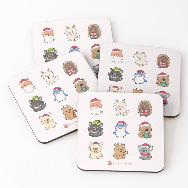Item preview, Christmas Animals designed and sold by PuchiPuchiHo_Pet & Illustration Artist.