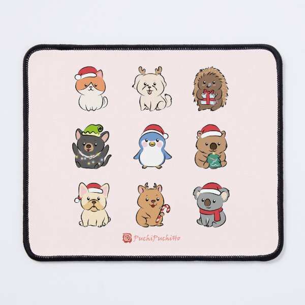 Item preview, Christmas Animals designed and sold by PuchiPuchiHo_Pet & Illustration Artist.