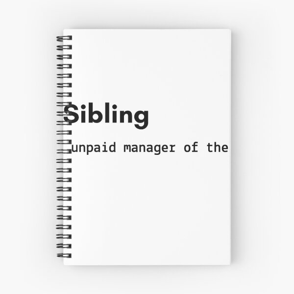 Item preview, Elder Sibling Definition | Funny Oldest Child Quote Design designed and sold by DreamForge Collections.