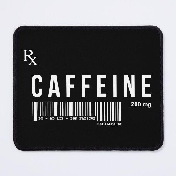 Item preview, The Daily Dose: Caffeine Rx Prescription (Black Edition) designed and sold by PolarisCreative.