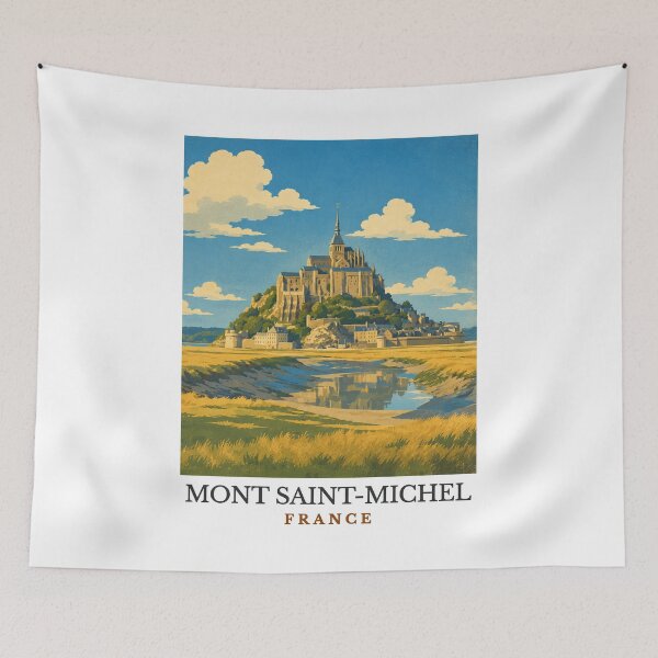 Item preview, Mont Saint-Michel - France designed and sold by GoodOldVintage.
