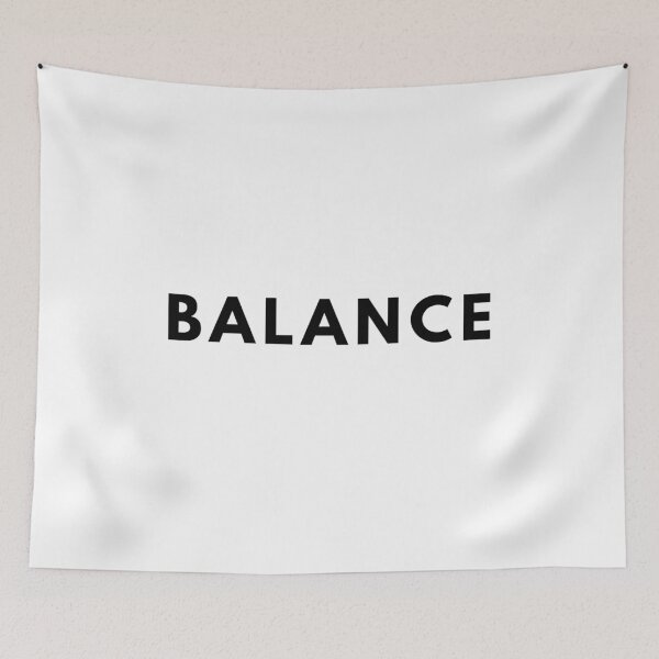 Item preview, BALANCE – Minimal Typography Design designed and sold by KleanGirlAesthetics.