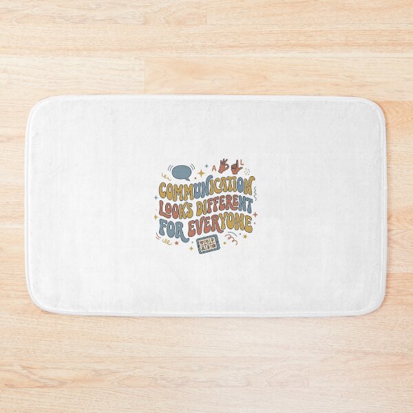 Item preview, Communication Looks Different For Everyone AAC Neurodiversity designed and sold by Sunday Social Club.