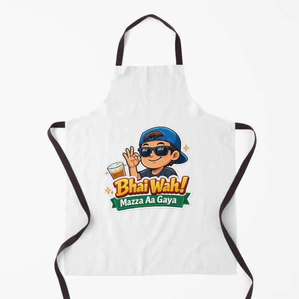 Item preview, Bhai Wah Mazza Aa Gaya Funny Hindi Sticker | Cool Cartoon Boy Sticker designed and sold by Jyotisima8929.