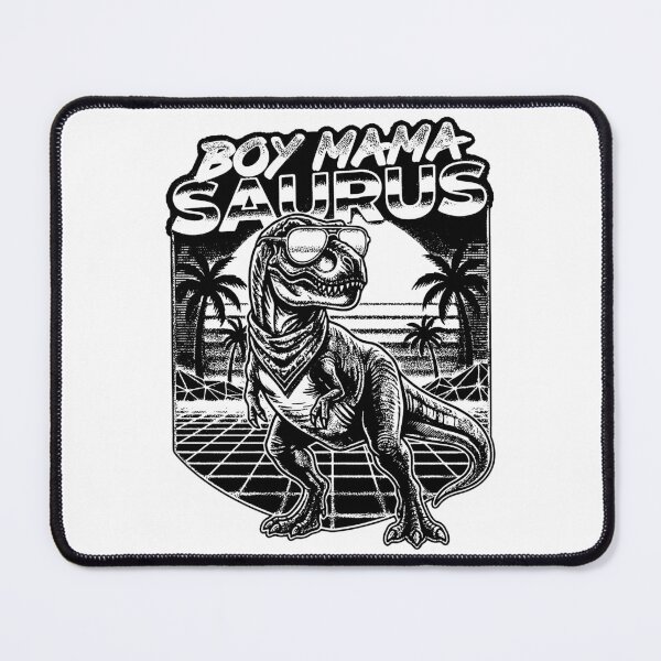 Item preview,  Boy Mama Saurus Funny Neon Retro T-Rex Mom of Boys Dinosaur designed and sold by graphixpolash.