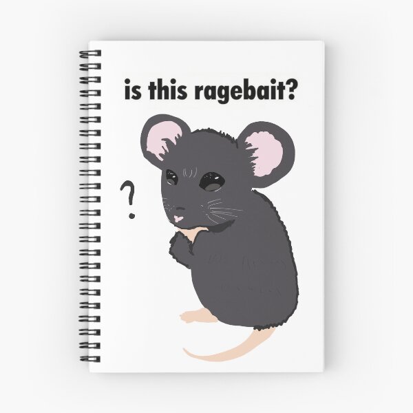 Item preview, Is this ragebait  cute rat shirt designed and sold by MysticRacoon6.