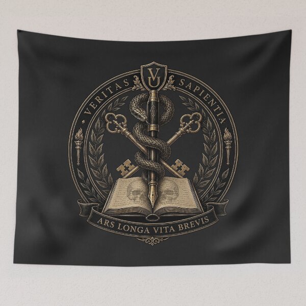 Item preview, Vintage Dark Academia Alchemy Emblem Graphic designed and sold by rygenr8.