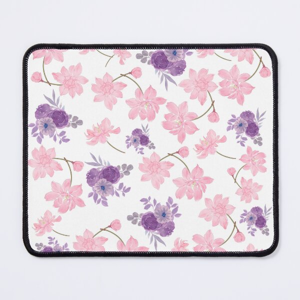 Item preview, Pink and violet flowers designed and sold by Keirramion.