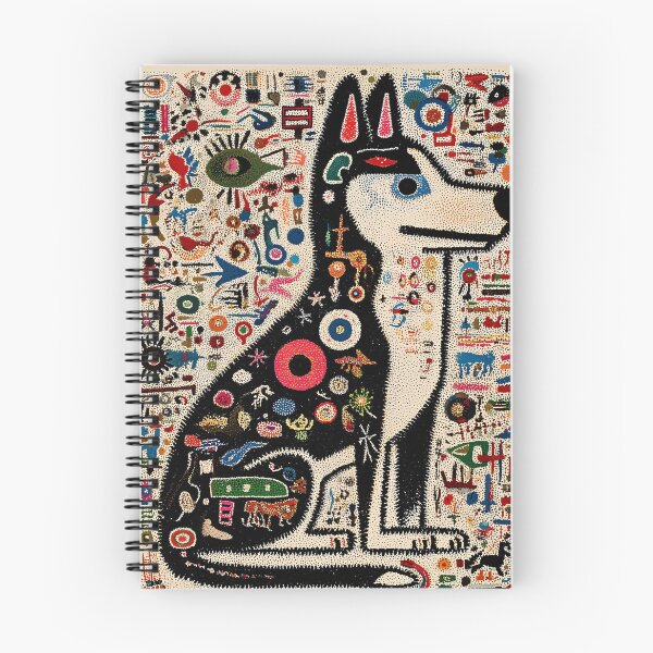 Item preview, Colorful husky with Abstract Symbols designed and sold by lautir.