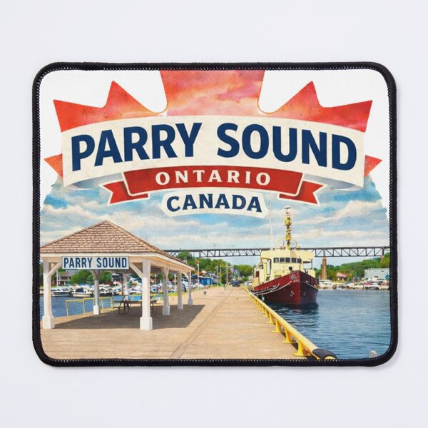 Item preview, Parry Sound Town Ontario Travel designed and sold by erkinmaddison.