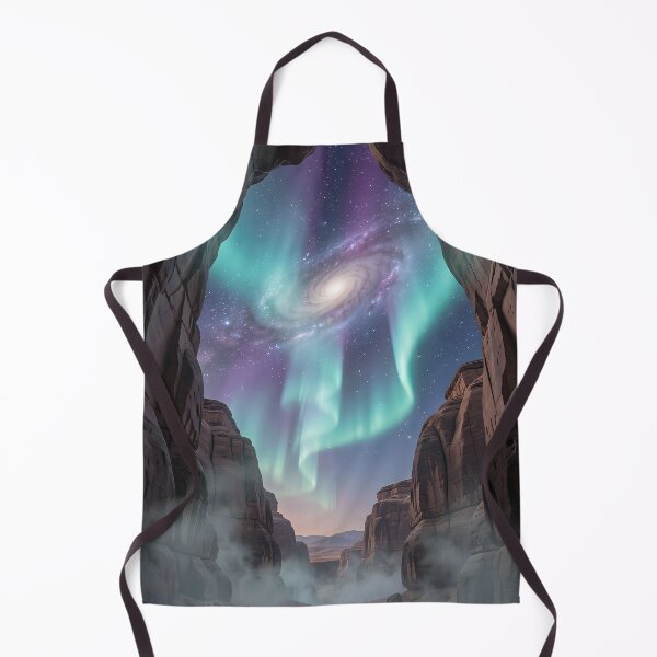 Item preview, The Portal of the Desert: Where Northern Lights and Galaxies Meet designed and sold by VoidVeilStudio.