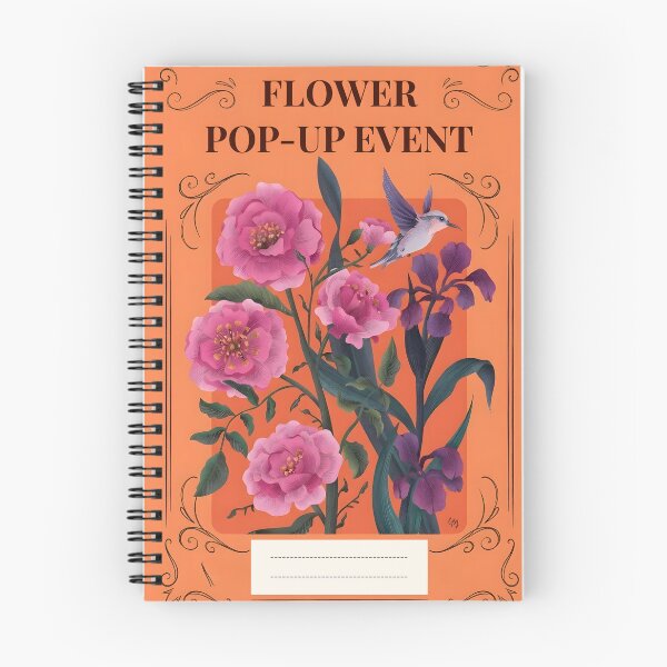 Item preview, Flower Notebook designed and sold by TRY-and-DIE.