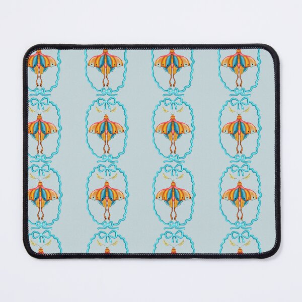 Item preview, Dreamy Cottagecore Floral Pattern | Colorful Boho Moth Art designed and sold by VirtuallyCreativ .