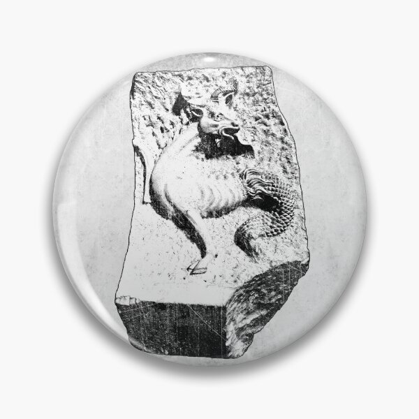Item preview, Roman Marble Capricorn Sea-Goat Sculpture Fragment Ancient designed and sold by Ghoul Enterprises.