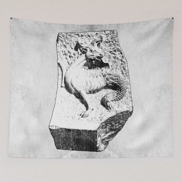 Item preview, Roman Marble Capricorn Sea-Goat Sculpture Fragment Ancient designed and sold by Ghoul Enterprises.