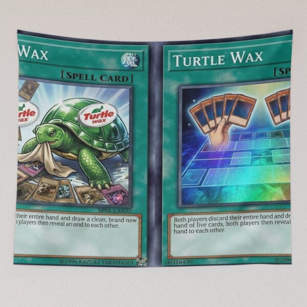 Item preview, Yu-Gi-Oh! Custom Trading Card: Turtle Wax designed and sold by Uniqueartai.