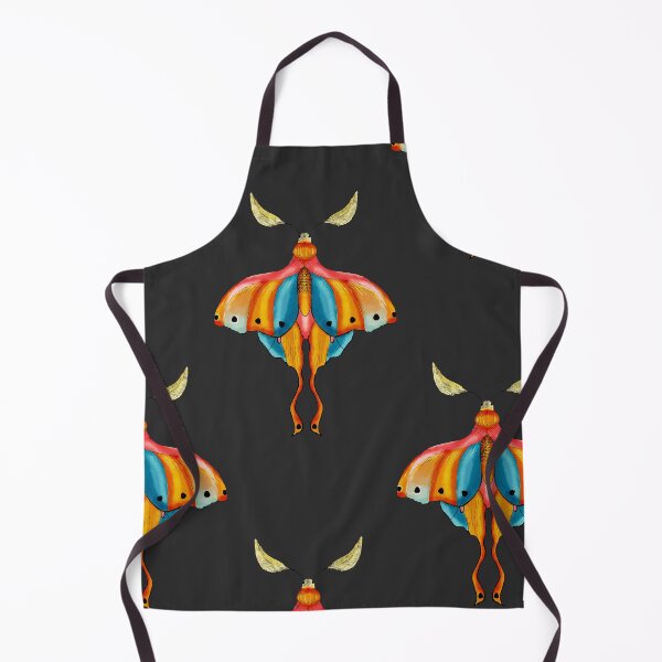 Item preview, Dreamy Cottagecore Floral Pattern | Colorful Boho Moth Art designed and sold by VirtuallyCreativ .