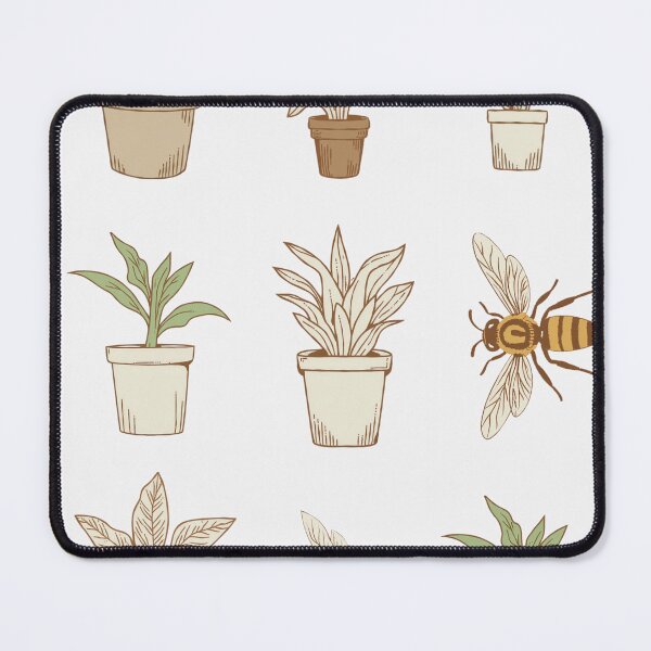 Item preview, Pot Plants and Bees designed and sold by PamLeeDesign.