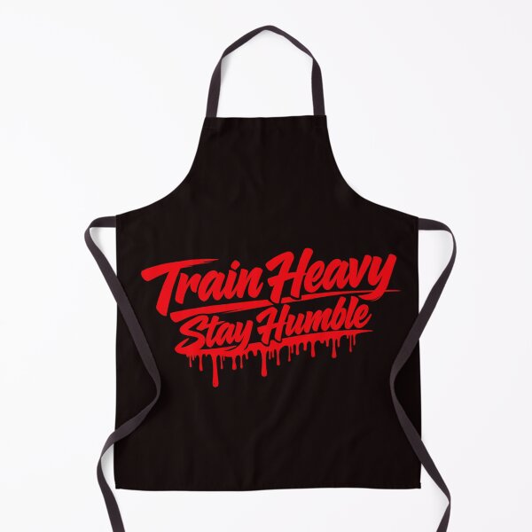 Item preview, Train Heavy Stay Humble Dripping Red Gym Motivation Design designed and sold by Tadeusz1.