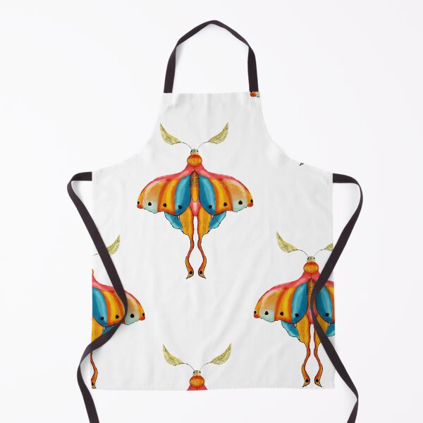 Item preview, Dreamy Cottagecore Floral Pattern | Colorful Boho Moth Art designed and sold by VirtuallyCreativ .