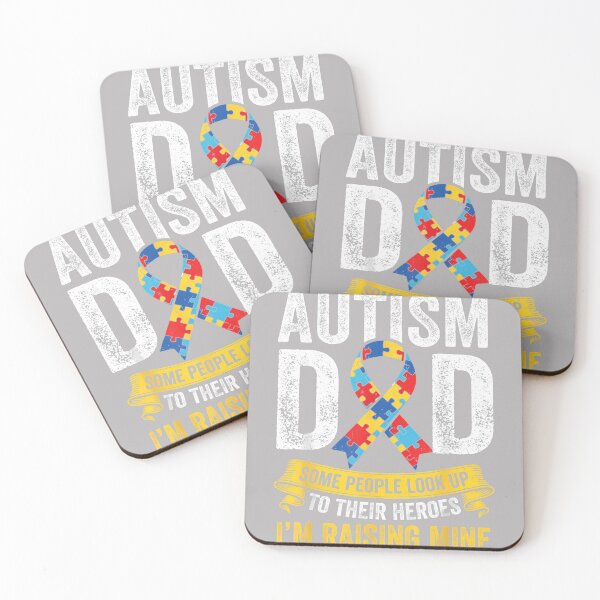 Item preview, Raising Hero Proud Autism Awareness Dad Father Autistic Mens designed and sold by GreggRoss.