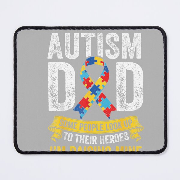 Item preview, Raising Hero Proud Autism Awareness Dad Father Autistic Mens designed and sold by GreggRoss.