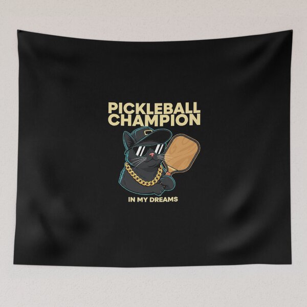 Item preview, Cool Pickleball Champion Black Cat Funny Streetwear designed and sold by Bowniko^^.