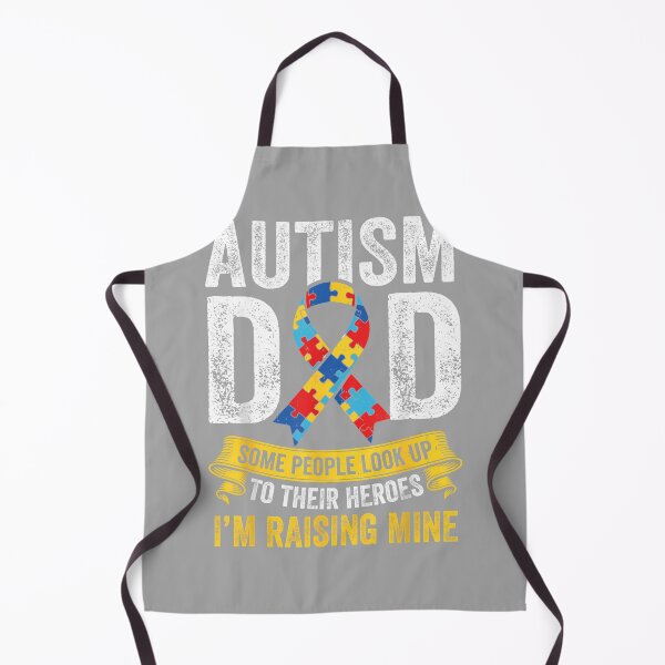 Item preview, Raising Hero Proud Autism Awareness Dad Father Autistic Mens designed and sold by GreggRoss.