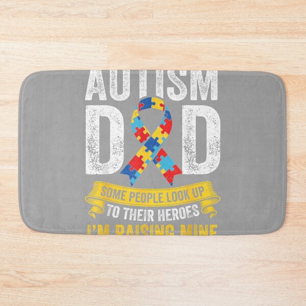 Item preview, Raising Hero Proud Autism Awareness Dad Father Autistic Mens designed and sold by GreggRoss.