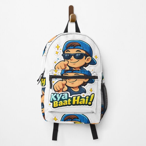 Item preview, Kya Baat Hai Funny Hindi Sticker | Cool Reaction Cartoon Sticker designed and sold by Jyotisima8929.