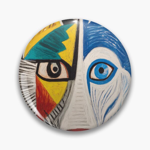 Item preview, Colorful Abstract Husky Portrait designed and sold by lautir.