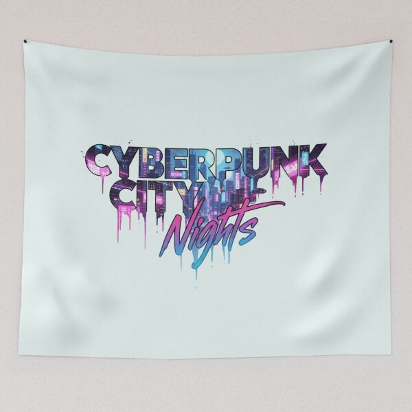 Item preview, Cyberpunk City Nights designed and sold by Aise06.