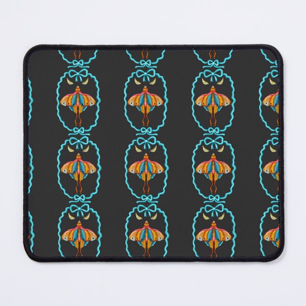 Item preview, Dreamy Cottagecore Floral Pattern | Colorful Boho Moth Art designed and sold by VirtuallyCreativ .