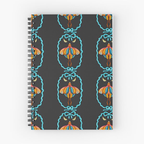 Item preview, Dreamy Cottagecore Floral Pattern | Colorful Boho Moth Art designed and sold by VirtuallyCreativ .