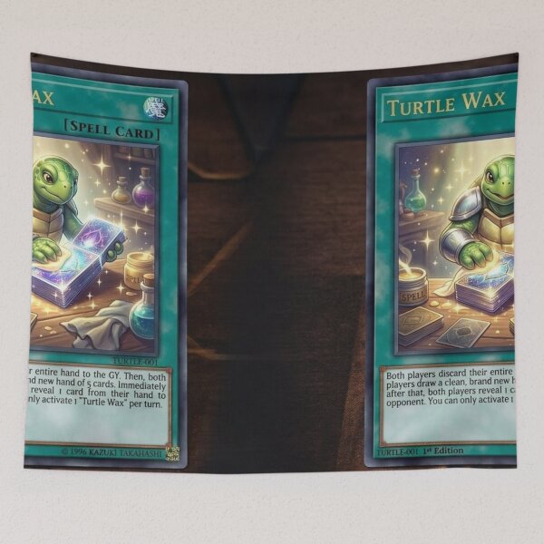 Item preview, Yu-Gi-Oh! Custom Trading Card: Double Turtle Wax designed and sold by Uniqueartai.