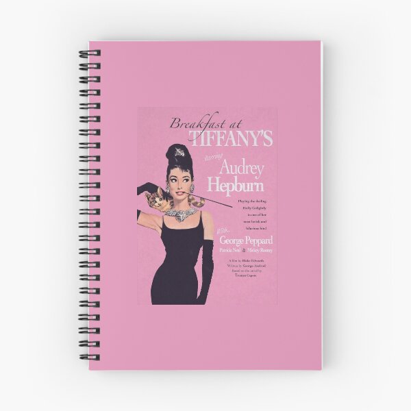 Aperçu de l'œuvre affiche rose du petit-déjeuner chez Tiffany, style vieux Hollywood créée et vendue par Hi-Princess.