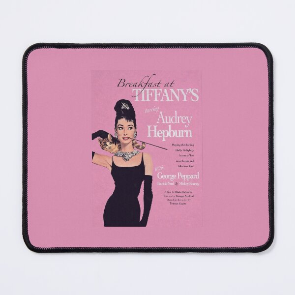 Item preview, breakfast at tiffany's pink old hollywood poster designed and sold by Hi-Princess.