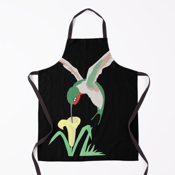 Item preview, Hummingbird Feeding on Flower Minimalist Illustration designed and sold by SoftAuraStudi0.